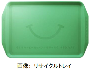 画像： リサイクルトレイ