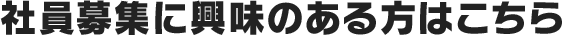 社員募集に興味のある方はこちら