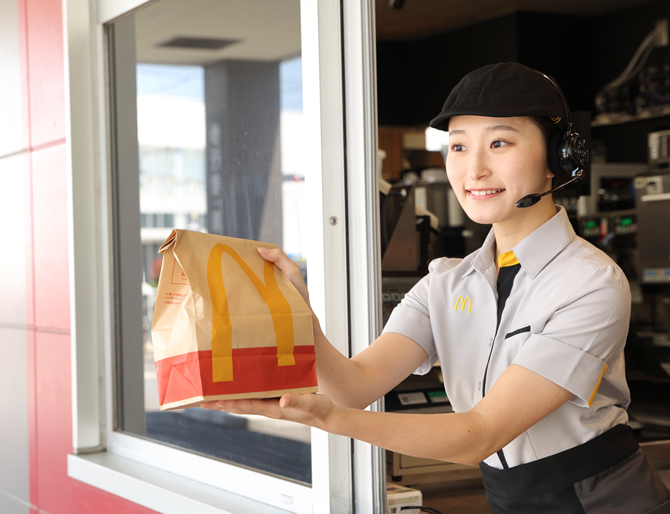 ドライブスルーエリア