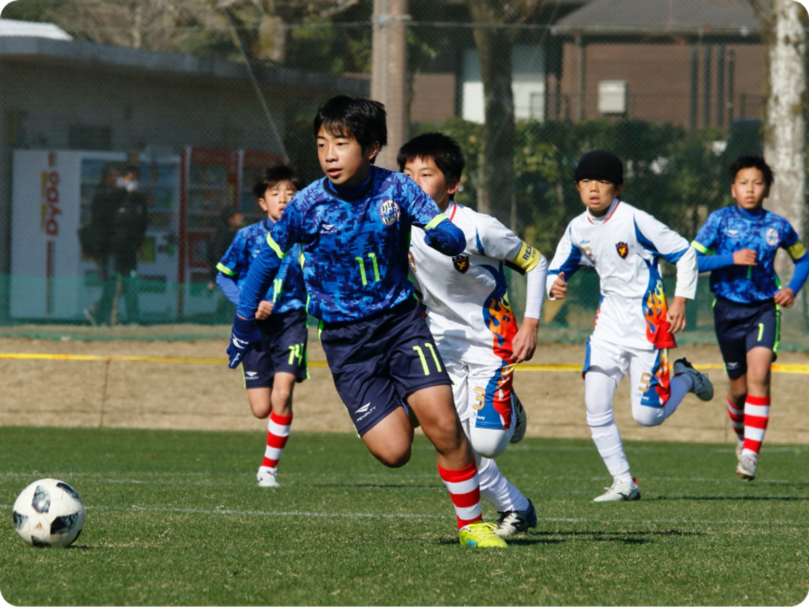 マクドナルドフレンドリーカップの試合風景