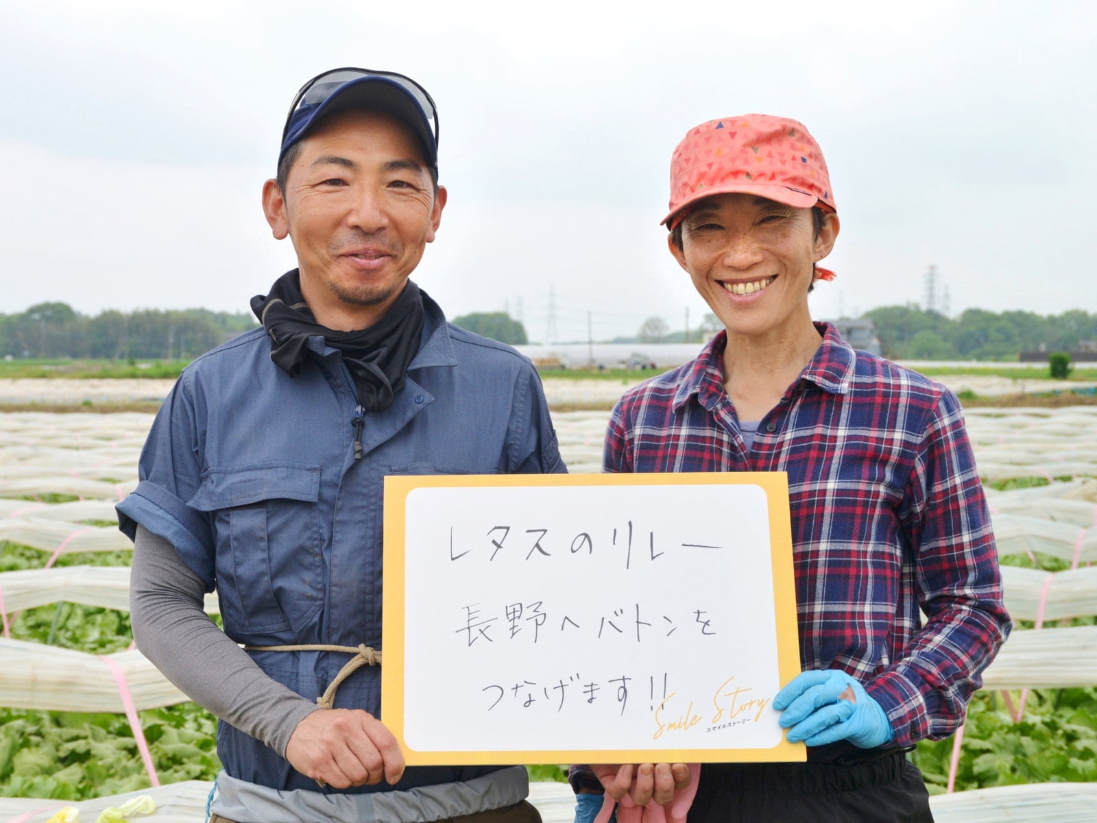 次回、長野のレタス農家に向けたメッセージ。